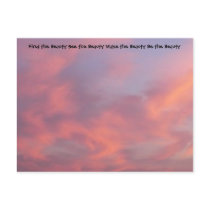Find the Beauty Pink Postcard