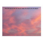 Find the Beauty Pink Postcard