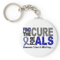 Find The Cure 1 ALS Keychain