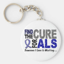 Find The Cure 1 ALS Keychain