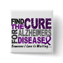 Find The Cure 1 ALZHEIMER’S DISEASE T-Shirts Buttons