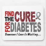 Find The Cure 1 DIABETES T-Shirts & Gifts Mouse Mats