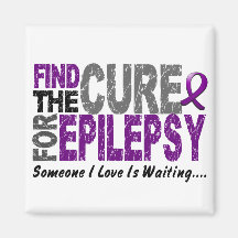 Find The Cure 1 EPILEPSY T-Shirts & Gifts Magnets
