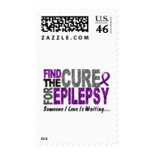 Find The Cure 1 EPILESPY T-Shirts & Gifts Postage Stamps