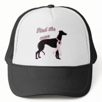 Find the Cure ~ Greyhound hats