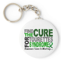 Find The Cure Tourette's Syndrome Keychains