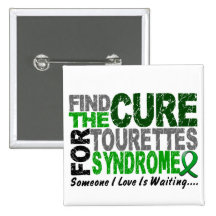 Find The Cure Tourette's Syndrome Pin