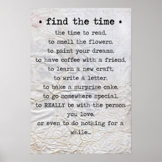 find the time print