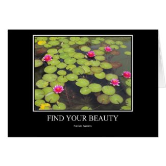 Find your beauty card card
