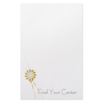 Find Your Center Stationery