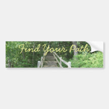 Find Your Path Bumper Sticker
