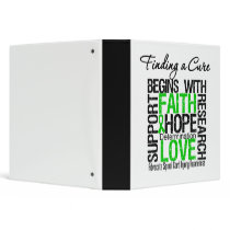Finding a Cure Begins With Hope Spinal Cord Injury 3 Ring Binder