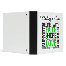 Finding a Cure Begins With Hope TBI 3 Ring Binders