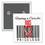 Finding a Cure For AIDS PRICELESS Buttons