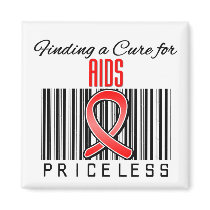 Finding a Cure For AIDS PRICELESS Magnets