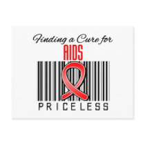 Finding a Cure For AIDS PRICELESS Post Card