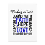Finding a Cure For ALS Awareness v1 postcards