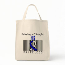 Finding a Cure For ALS PRICELESS Canvas Bags