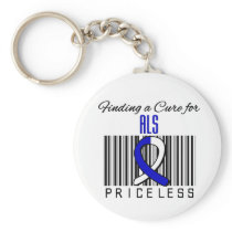 Finding a Cure For ALS PRICELESS Key Chain