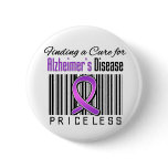 Finding a Cure For Alzheimers Disease PRICELESS buttons