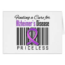Finding a Cure For Alzheimers Disease PRICELESS Card