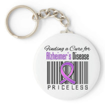 Finding a Cure For Alzheimers Disease PRICELESS Key Chains