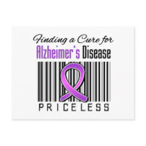 Finding a Cure For Alzheimers Disease PRICELESS Postcards