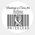 Finding a Cure For Asthma PRICELESS Sticker