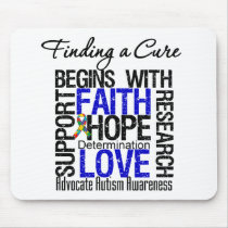Finding a Cure For Autism Mouse Mats
