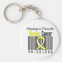 Finding a Cure For Bladder Cancer PRICELESS Keychains