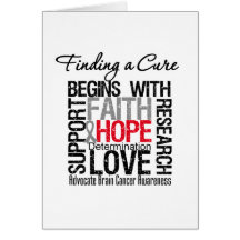Finding a Cure For Brain Cancer Cards
