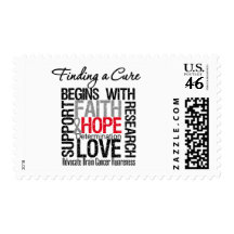 Finding a Cure For Brain Cancer Postage Stamps