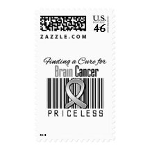Finding a Cure For Brain Cancer PRICELESS Stamp