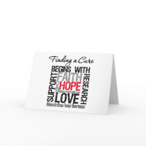 Finding a Cure For Brain Tumors Greeting Card
