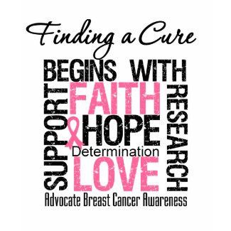 Finding a Cure For Breast Cancer shirt
