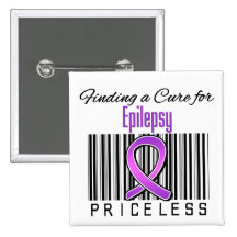 Finding a Cure For Epilepsy PRICELESS Buttons