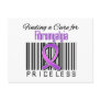 Finding a Cure For Fibromyalgia PRICELESS Postcard