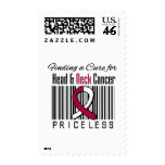 Finding a Cure For Head and Neck Cancer PRICELESS postage