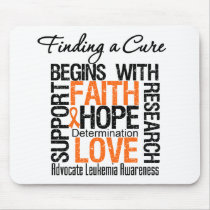 Finding a Cure For Leukemia mousepads by giftsforawareness Finding a Cure For Leukemia mousepads