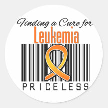 Finding a Cure For Leukemia PRICELESS Stickers