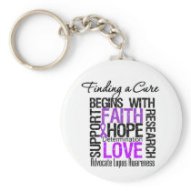 Finding a Cure For Lupus Keychains