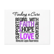 Finding a Cure For Lupus Postcard