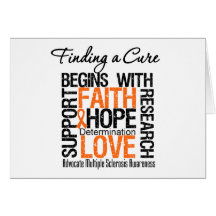 Finding a Cure For Multiple Sclerosis Card
