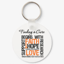 Finding a Cure For Multiple Sclerosis keychains