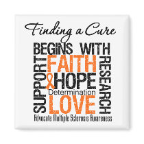 Finding a Cure For Multiple Sclerosis magnets by giftsforawareness Finding a Cure For Multiple Sclerosis magnets