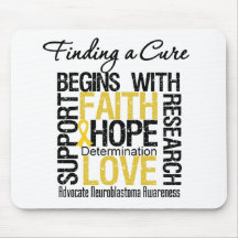 Finding a Cure For Neuroblastoma Mousepad