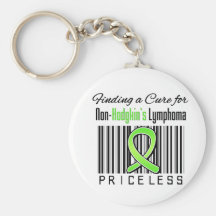 Finding a Cure For Non Hodgkins Lymphoma PRICELESS Keychain