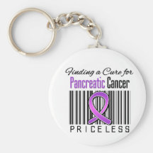 Finding a Cure For Pancreatic Cancer PRICELESS Key Chains