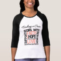 Finding a Cure For Uterine Cancer t-shirts
