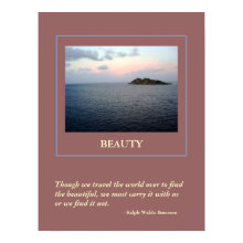 Finding Beauty poster print